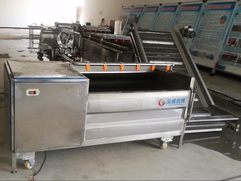 清澗縣寬州鎮(zhèn)紅薯加工生產線案例