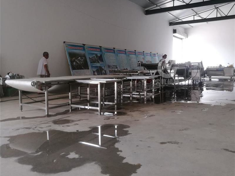 清澗縣寬州鎮(zhèn)紅薯加工生產線案例