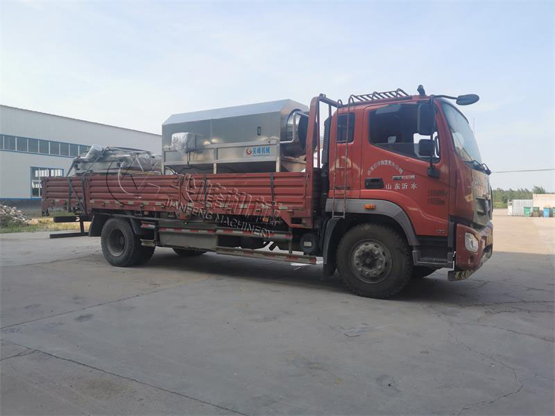 滾筒清洗瀝水設備發貨