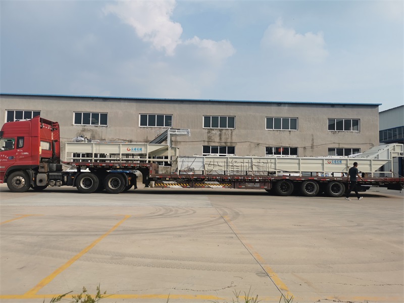 甘肅武威蔬菜清洗漂燙冷卻設備成功發出