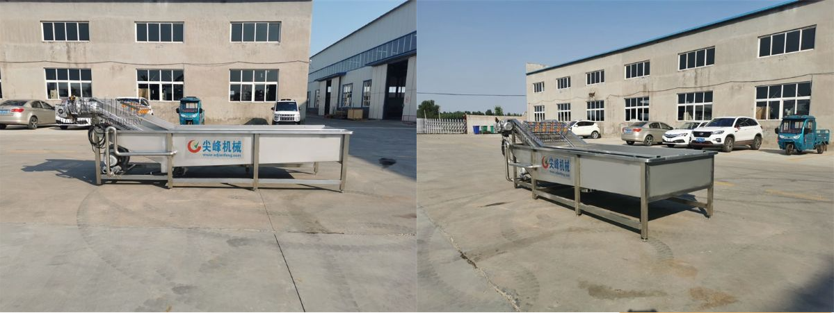 根莖類水浴氣泡清洗機器設備