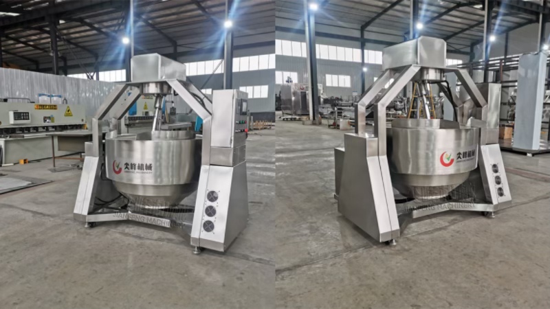 半自動電磁加熱行星攪拌炒鍋