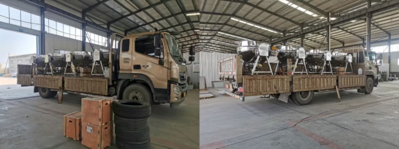 尖峰機械電加熱夾層鍋發(fā)往蘭州